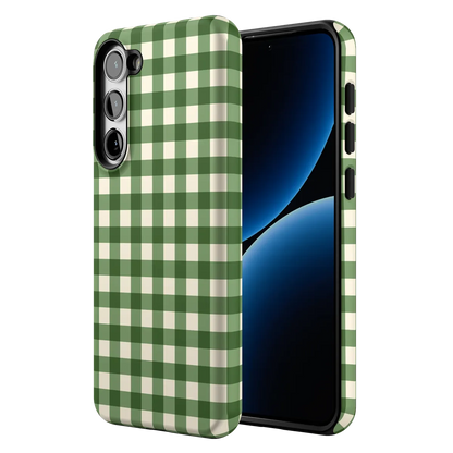 Checked Twice | Green Plaid Case
