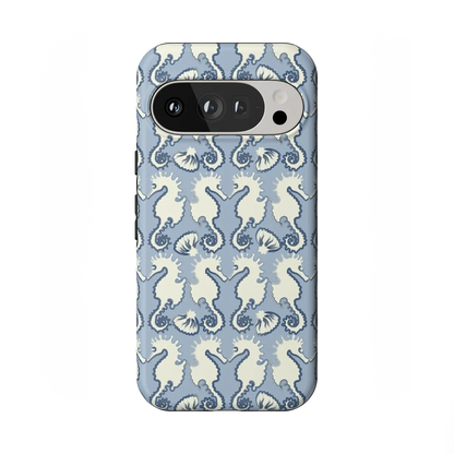 Seahorse Drift | Coastal Blues Case - Google Pixel 10 Pro