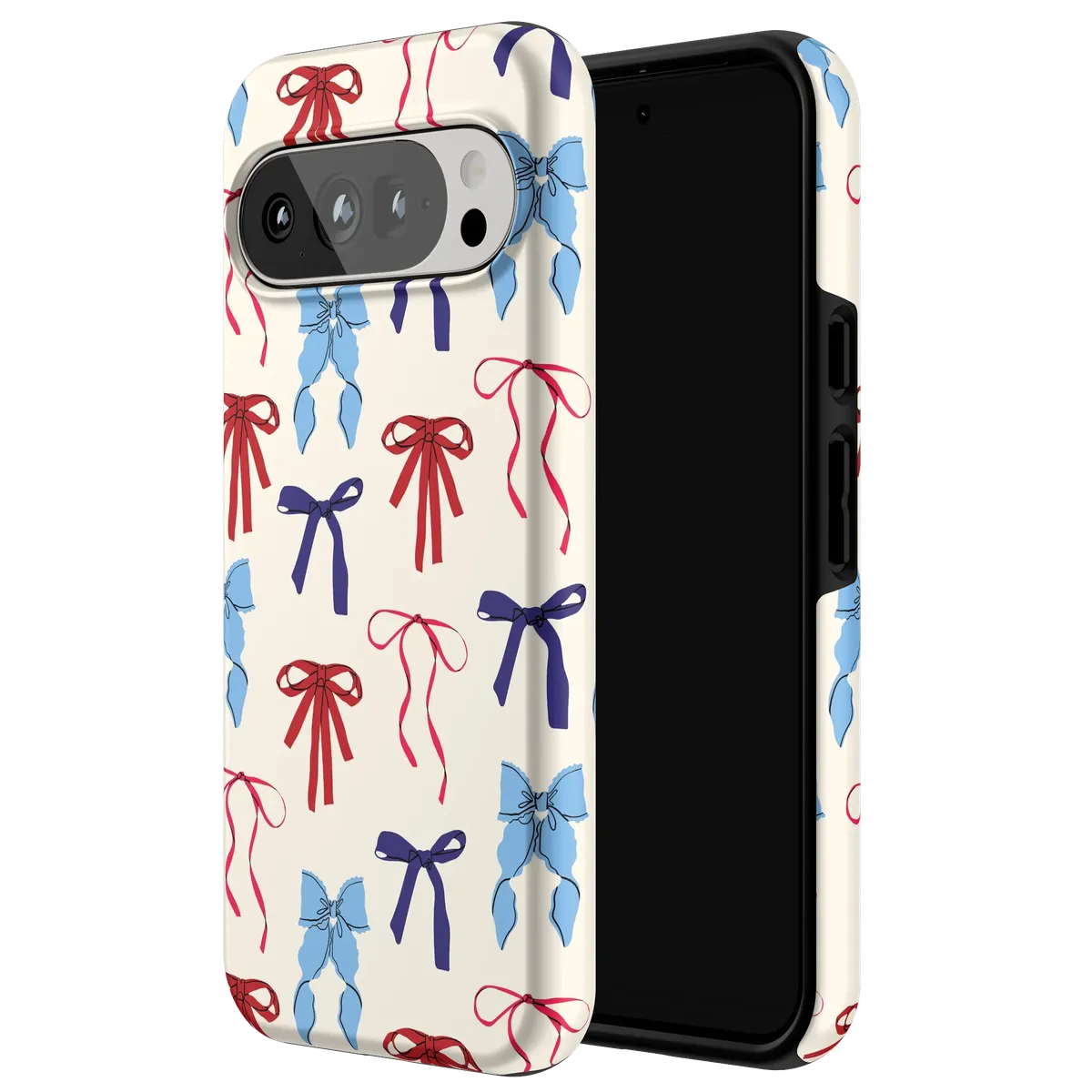 American Girlie | Red White & Blue Bows Case