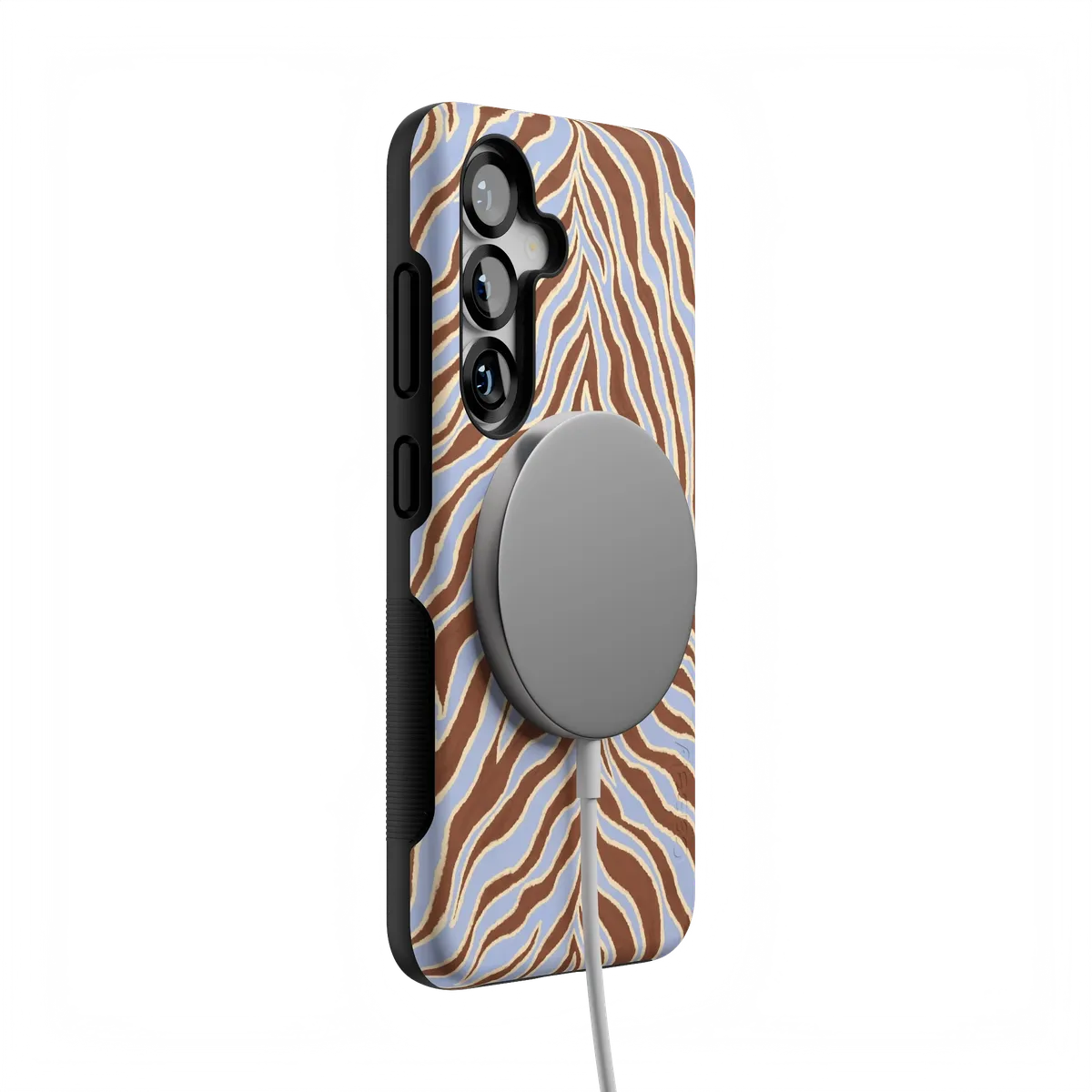 Untamed | Brown & Blue Zebra Case