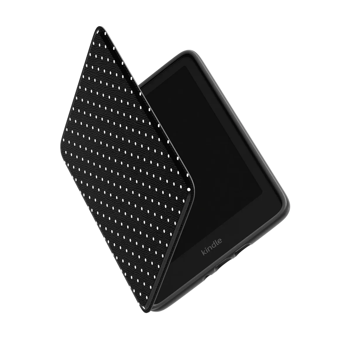 On the Dot | White Polka Dot Kindle Case