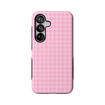 Sweet Jam | Light Pink Gingham Case - Galaxy S25