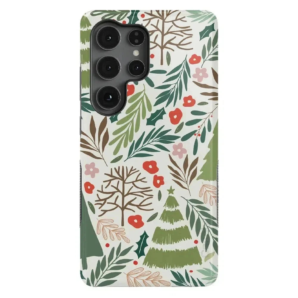 Under the Mistletoe | Holiday Case Phone Case Casetry Bold Flex + MagSafe® Galaxy S25 Ultra