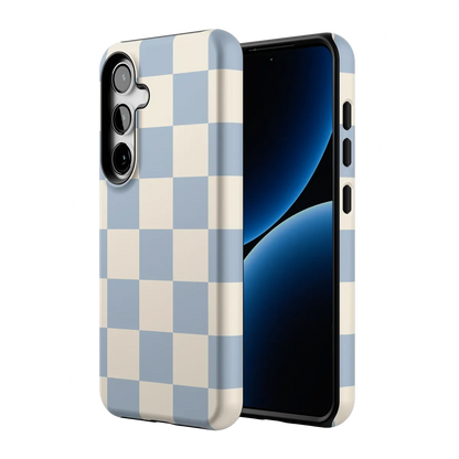 Fit Check | Light Blue Checkerboard Case