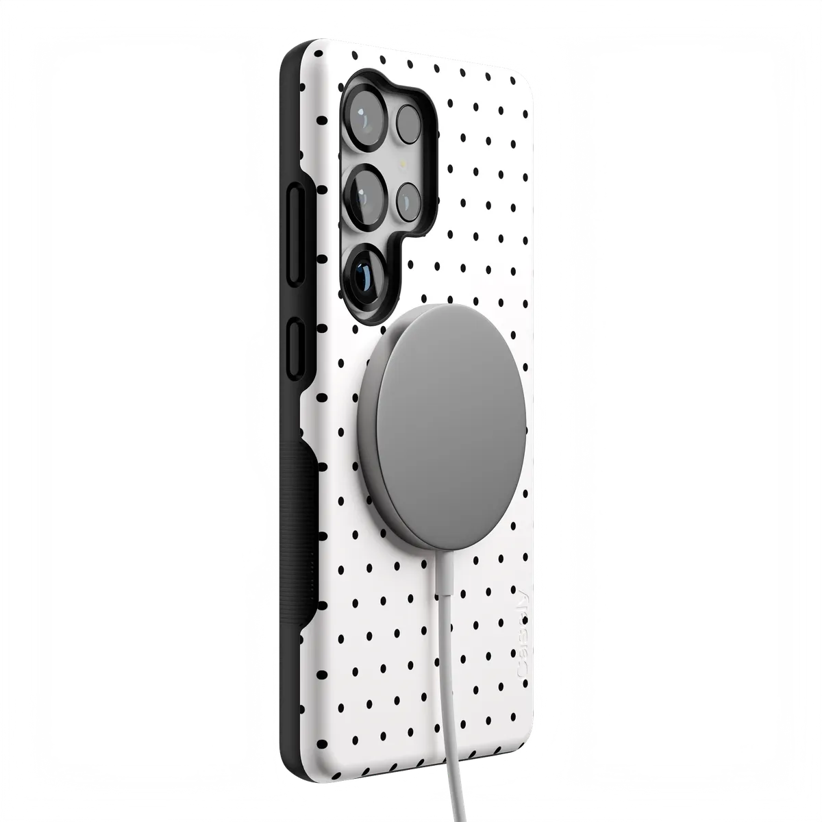 On the Dot | Black Polka Dot Case