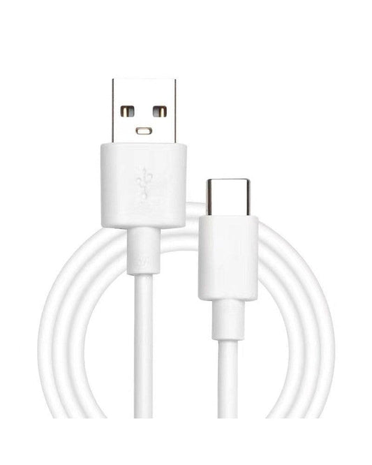 USB to USB-C Power Pod Charging Cord - White Charging Cable get.casely