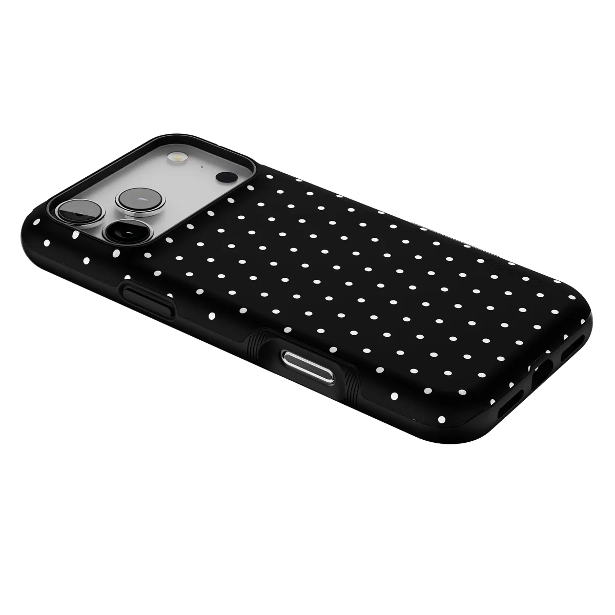 On the Dot | White Polka Dot Case