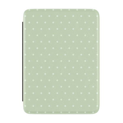 On the Dot | Green Polka Dot Kindle Case