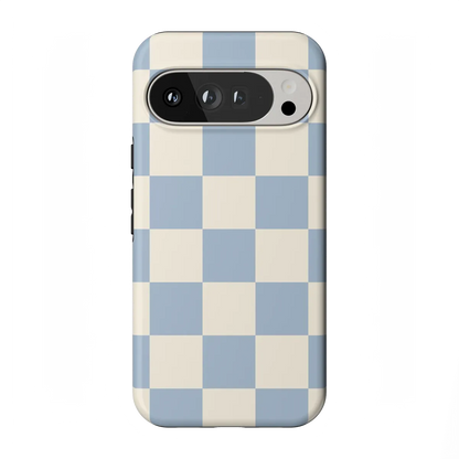 Fit Check | Light Blue Checkerboard Case - Google Pixel 10 Pro XL