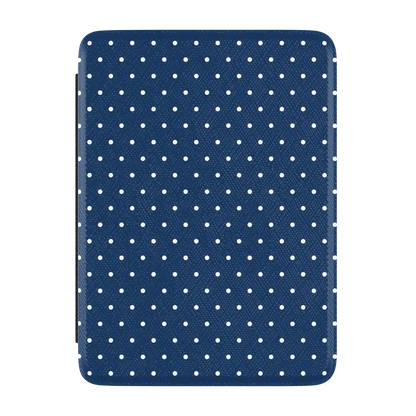 On the Dot | Navy Polka Dot Kindle Case | Casely