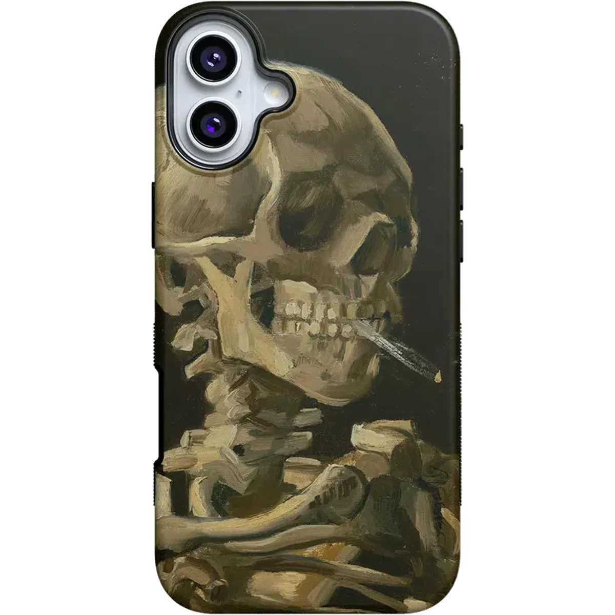 Van Gogh | Head of a Skeleton with a Burning Cigarette Phone Case iPhone Case Van Gogh Museum Bold + MagSafe® iPhone 16 Plus