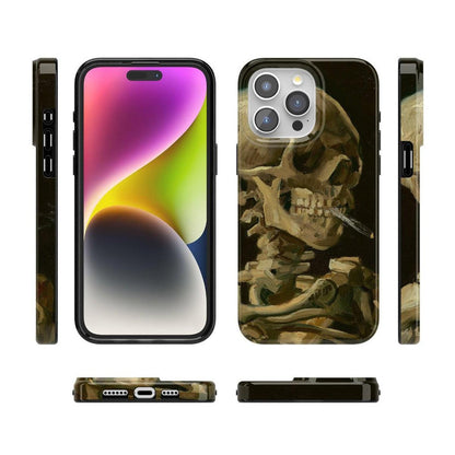Van Gogh | Skull of a Skeleton with Burning Cigarette Phone Case iPhone Case Van Gogh Museum