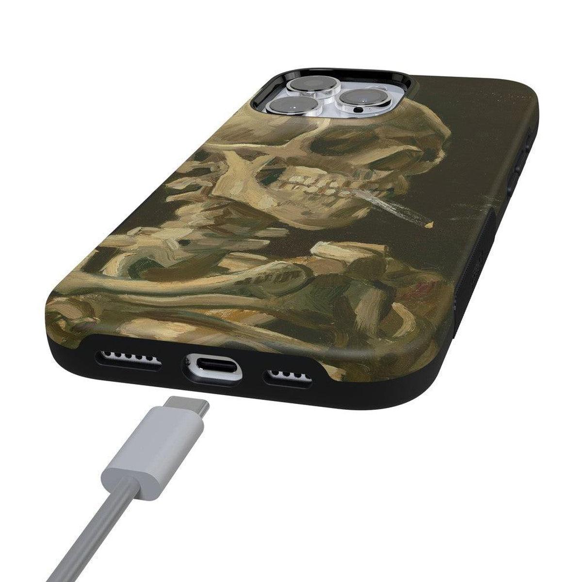 Van Gogh | Head of a Skeleton with a Burning Cigarette Phone Case iPhone Case Van Gogh Museum