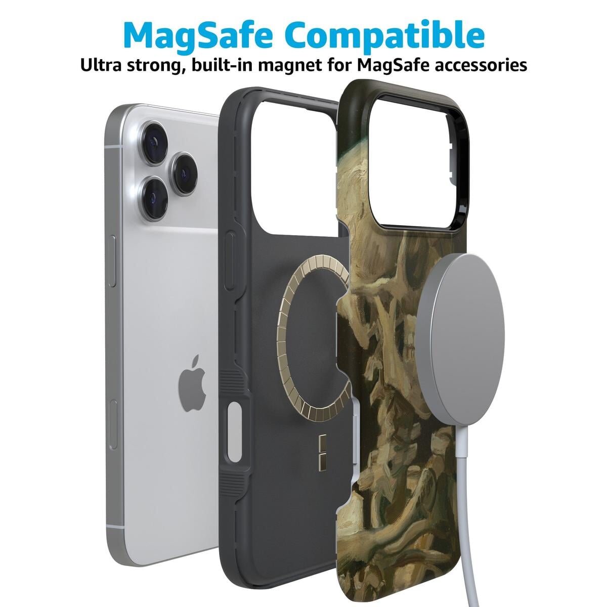 Van Gogh | Head of a Skeleton with a Burning Cigarette Phone Case iPhone Case Van Gogh Museum