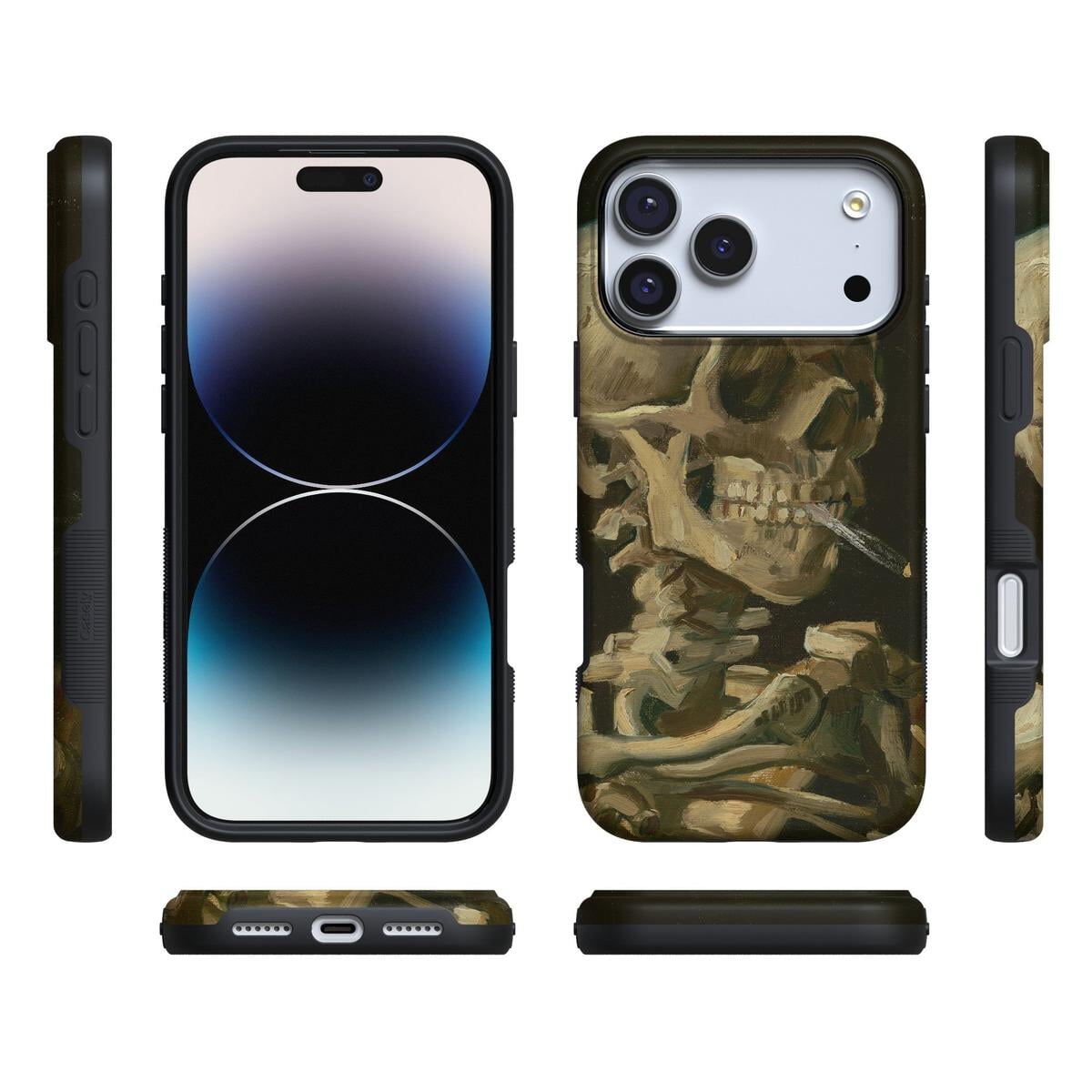 Van Gogh | Head of a Skeleton with a Burning Cigarette Phone Case iPhone Case Van Gogh Museum