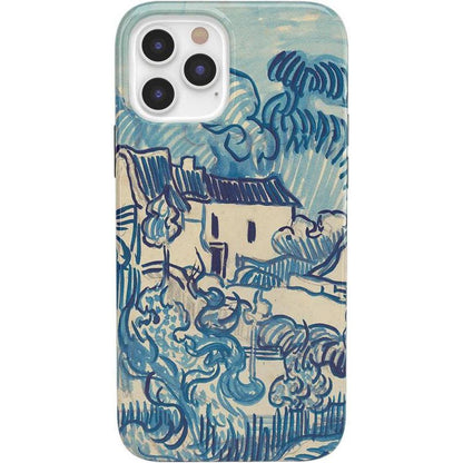 Van Gogh | Landscape With Houses Phone Case iPhone Case Van Gogh Museum Classic iPhone 12 Pro Max