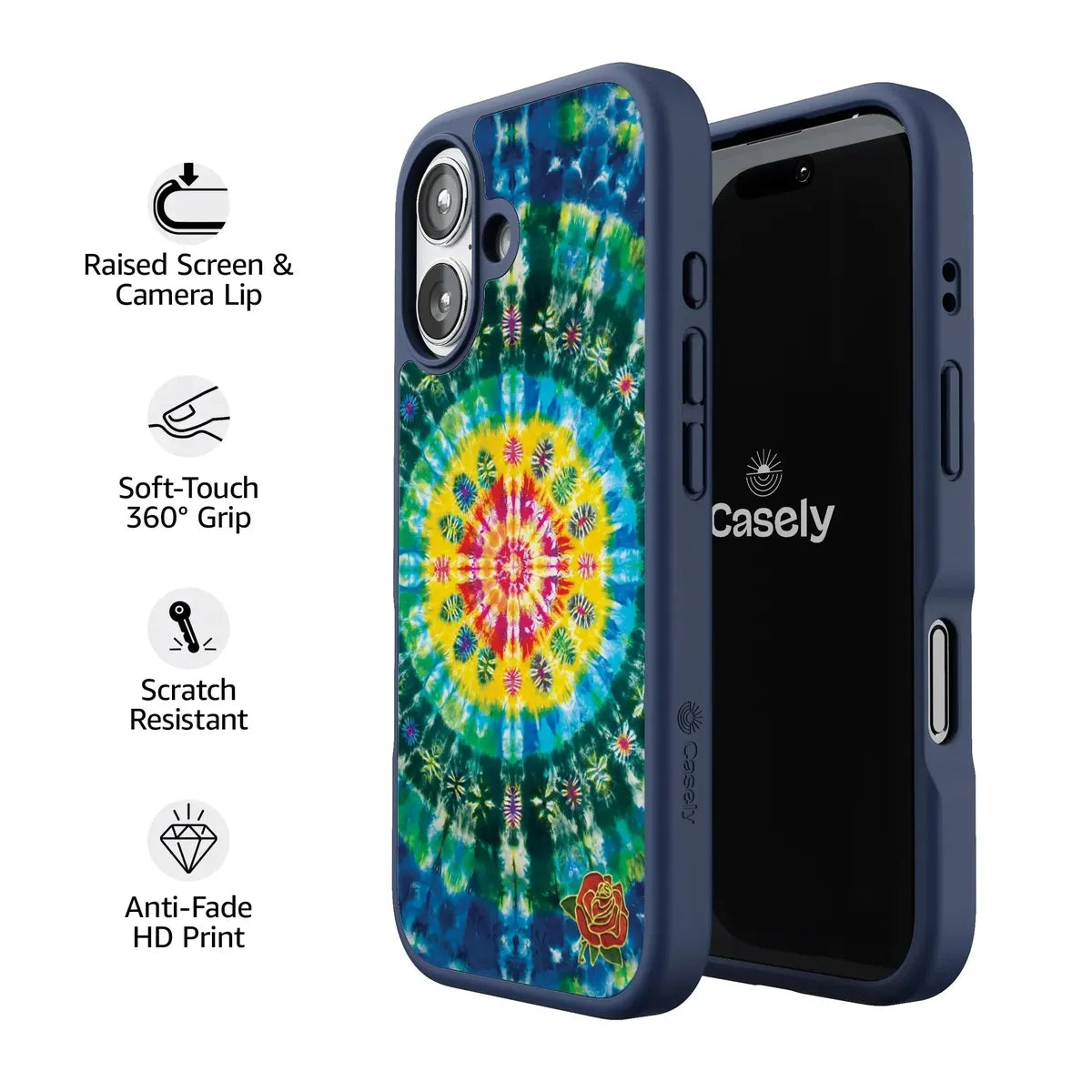 Veneta Tapestry | Grateful Dead Tie Dye Case iPhone Case Grateful Dead