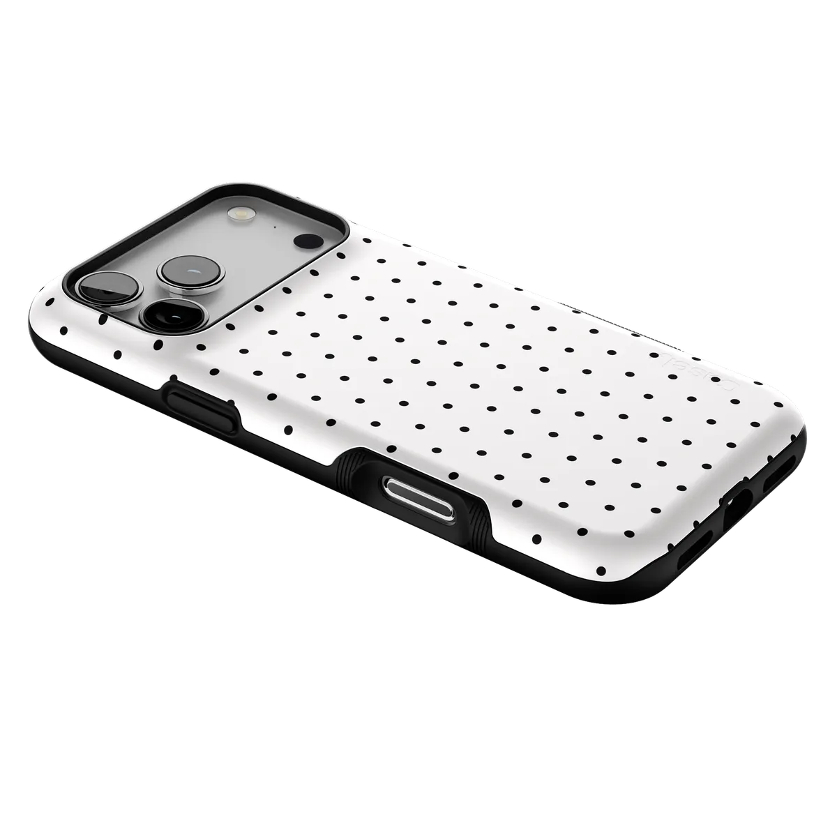 On the Dot | Black Polka Dot Case