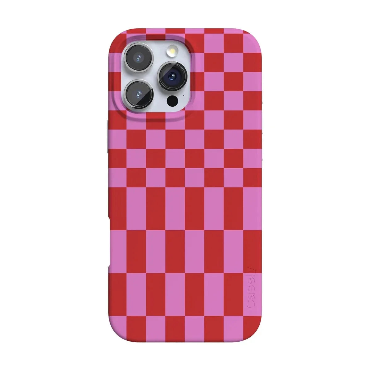 Vibe Check | Pink Checkerboard Case Phone Case Casetry Classic + MagSafe® iPhone 16 Pro Max