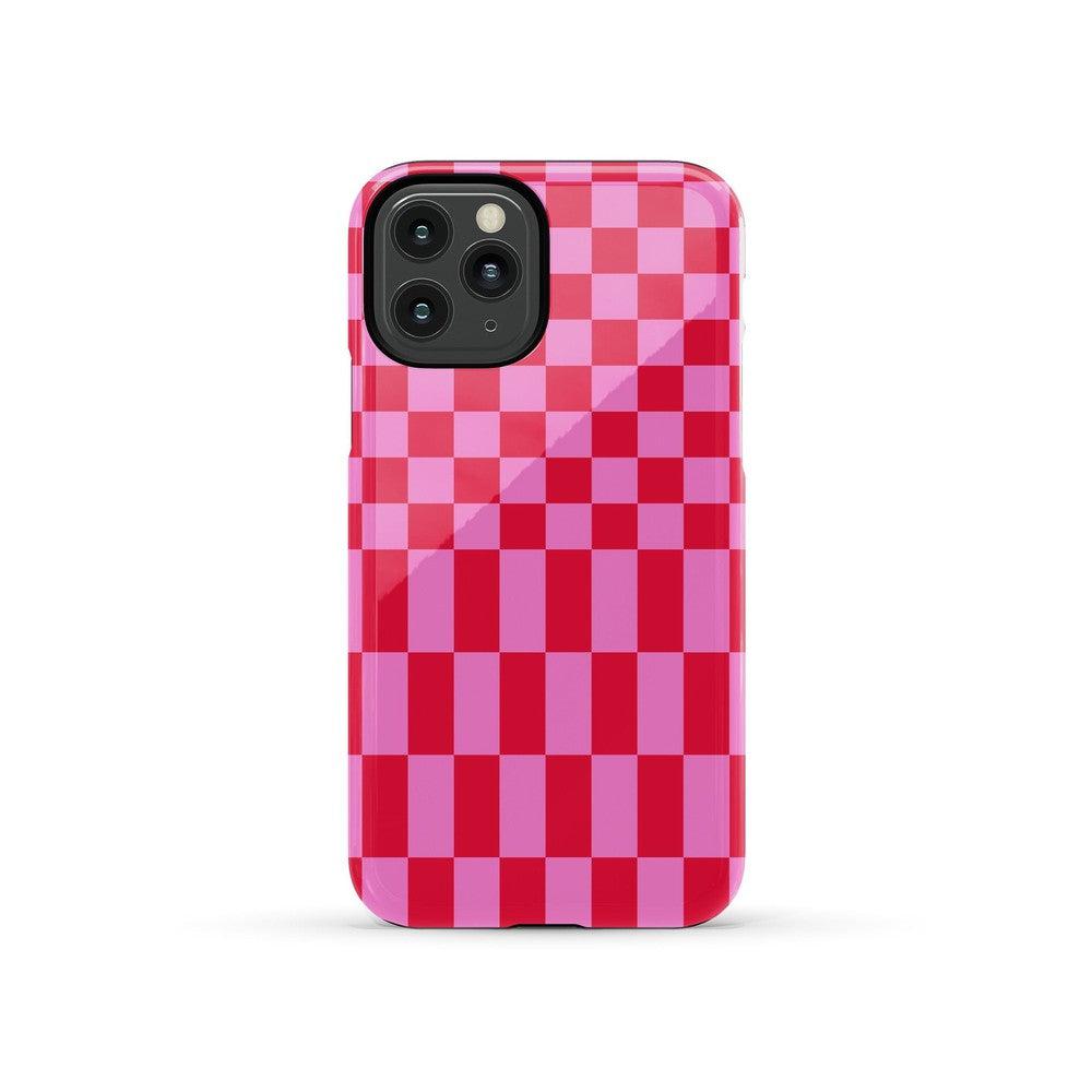 Vibe Check | Pink Checkerboard Case Phone Case Casetry Essential iPhone 11 Pro
