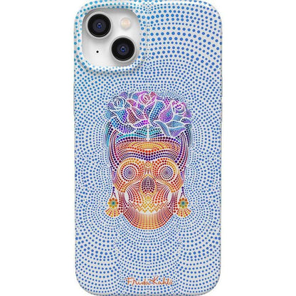 Vida y Muerte | Frida Kahlo Dotted Skull Case iPhone Case get.casely Classic + MagSafe® iPhone 14 Plus
