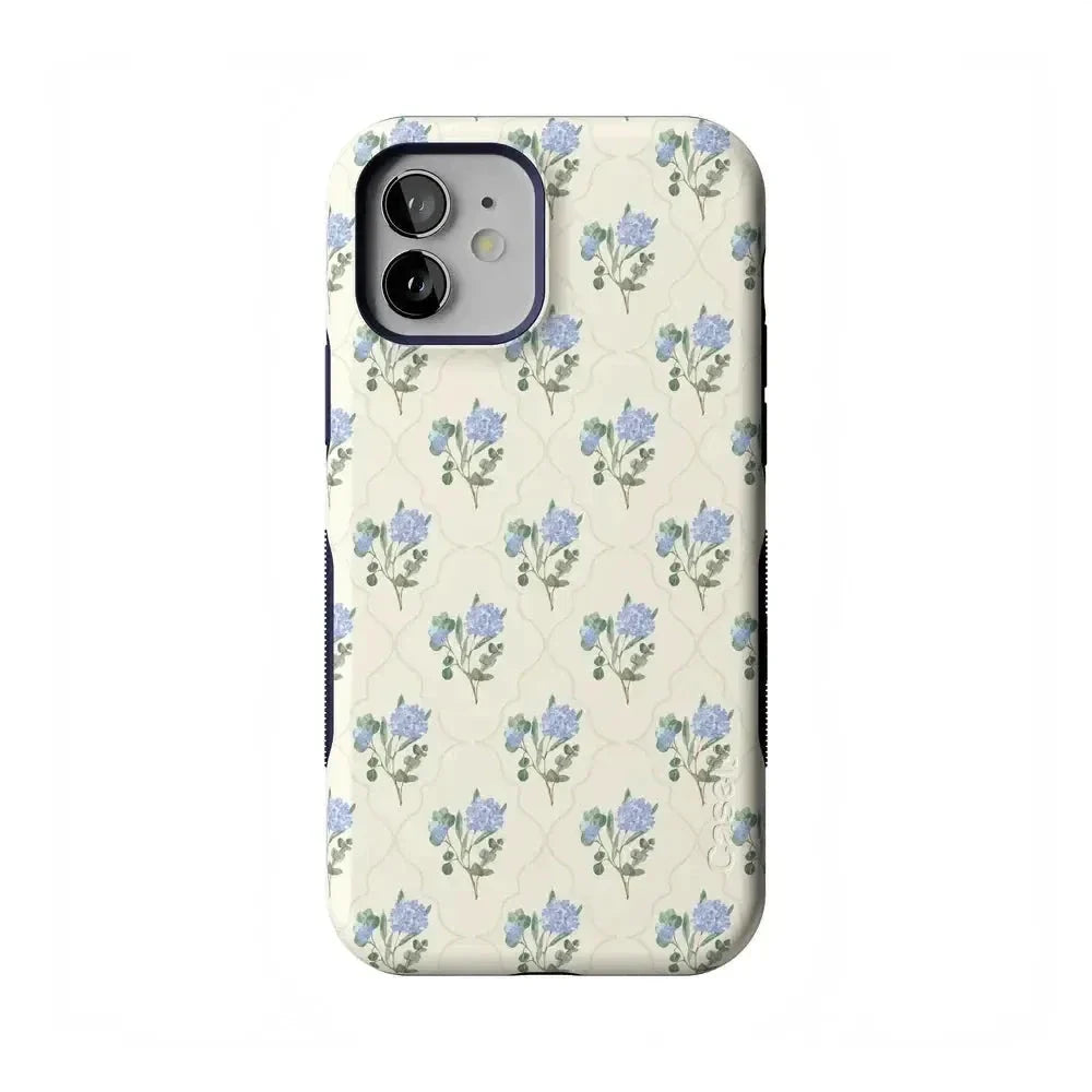 Vintage Garden | Blue Hydrangea Case iPhone Case get.casely Bold Flex + MagSafe® iPhone 12 Mini