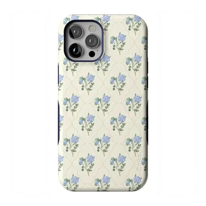 Vintage Garden | Blue Hydrangea Case iPhone Case get.casely Bold Flex + MagSafe® iPhone 12 Pro Max