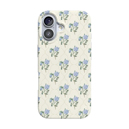 Vintage Garden | Blue Hydrangea Case iPhone Case get.casely Classic + MagSafe® iPhone 17