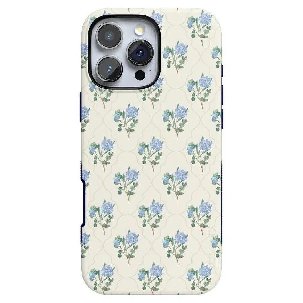 Vintage Garden | Blue Hydrangea Case iPhone Case get.casely