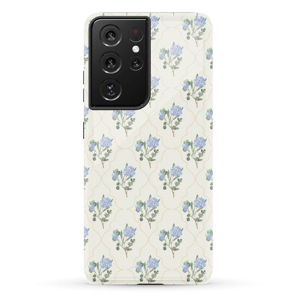 Vintage Garden | Blue Hydrangea Case iPhone Case get.casely