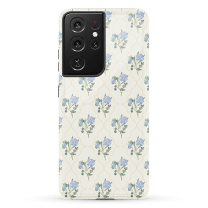 Vintage Garden | Blue Hydrangea Case iPhone Case get.casely
