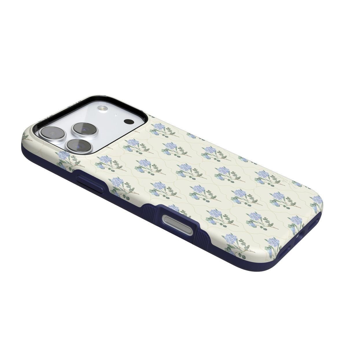 Vintage Garden | Blue Hydrangea Case iPhone Case get.casely