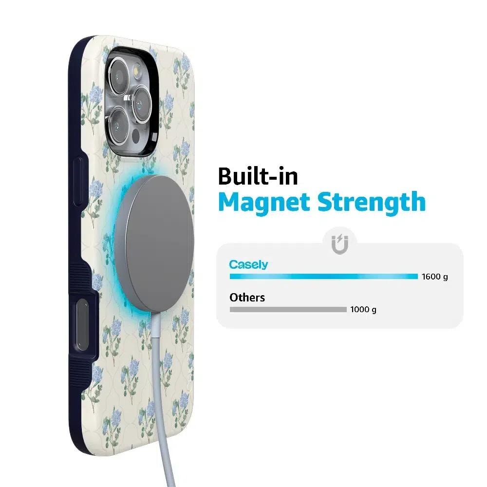 Vintage Garden | Blue Hydrangea Case iPhone Case get.casely