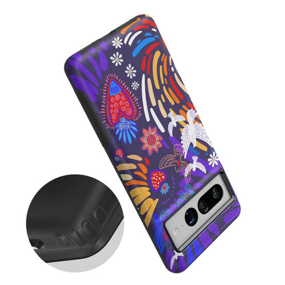 Viva La Vida | Frida Kahlo Collage Floral Google Pixel Case Google Pixel Case get.casely