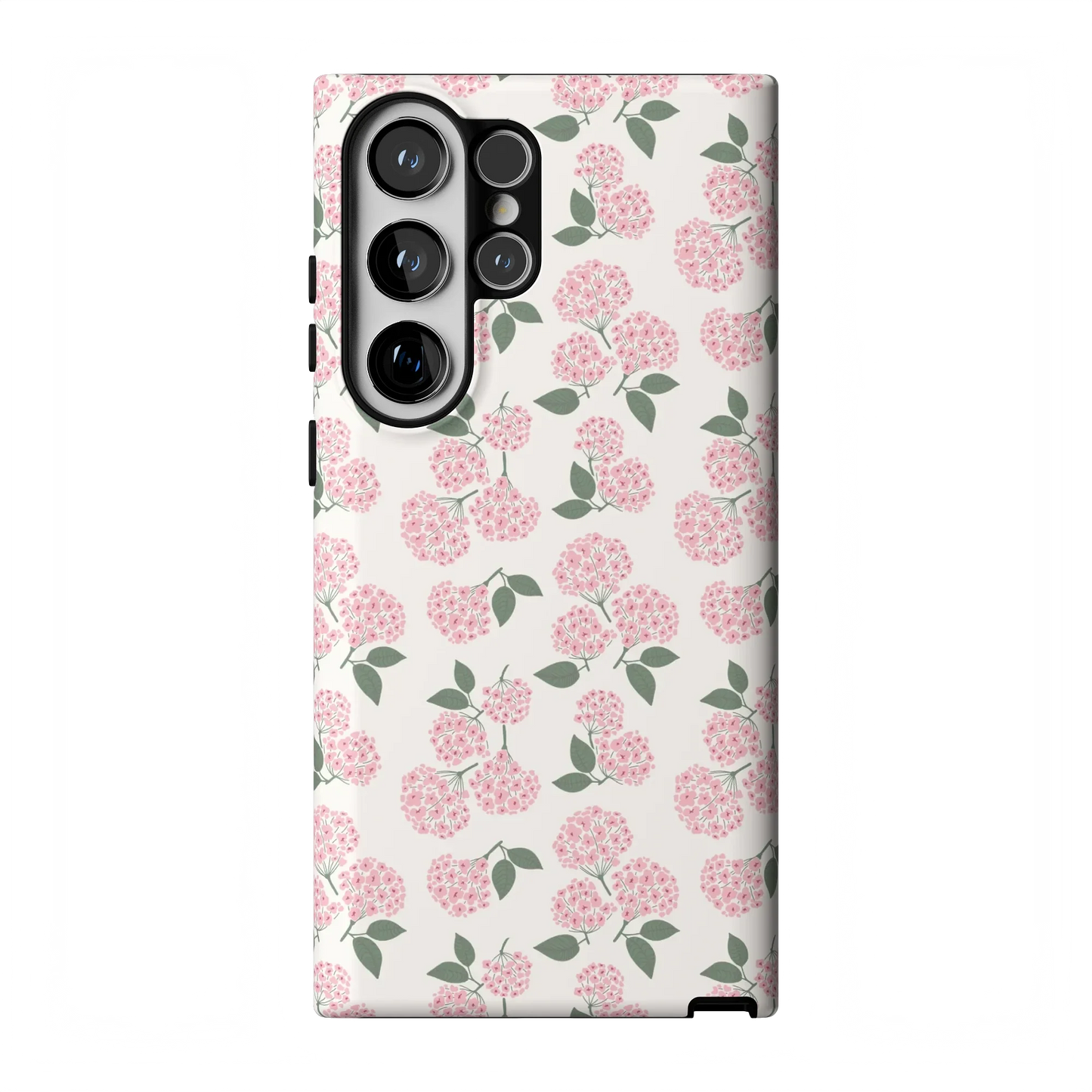 Nantucket Cottage | Pink Hydrangea Case - Galaxy S23 Ultra