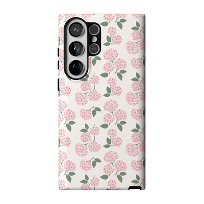 Nantucket Cottage | Pink Hydrangea Case - Galaxy S23 Ultra