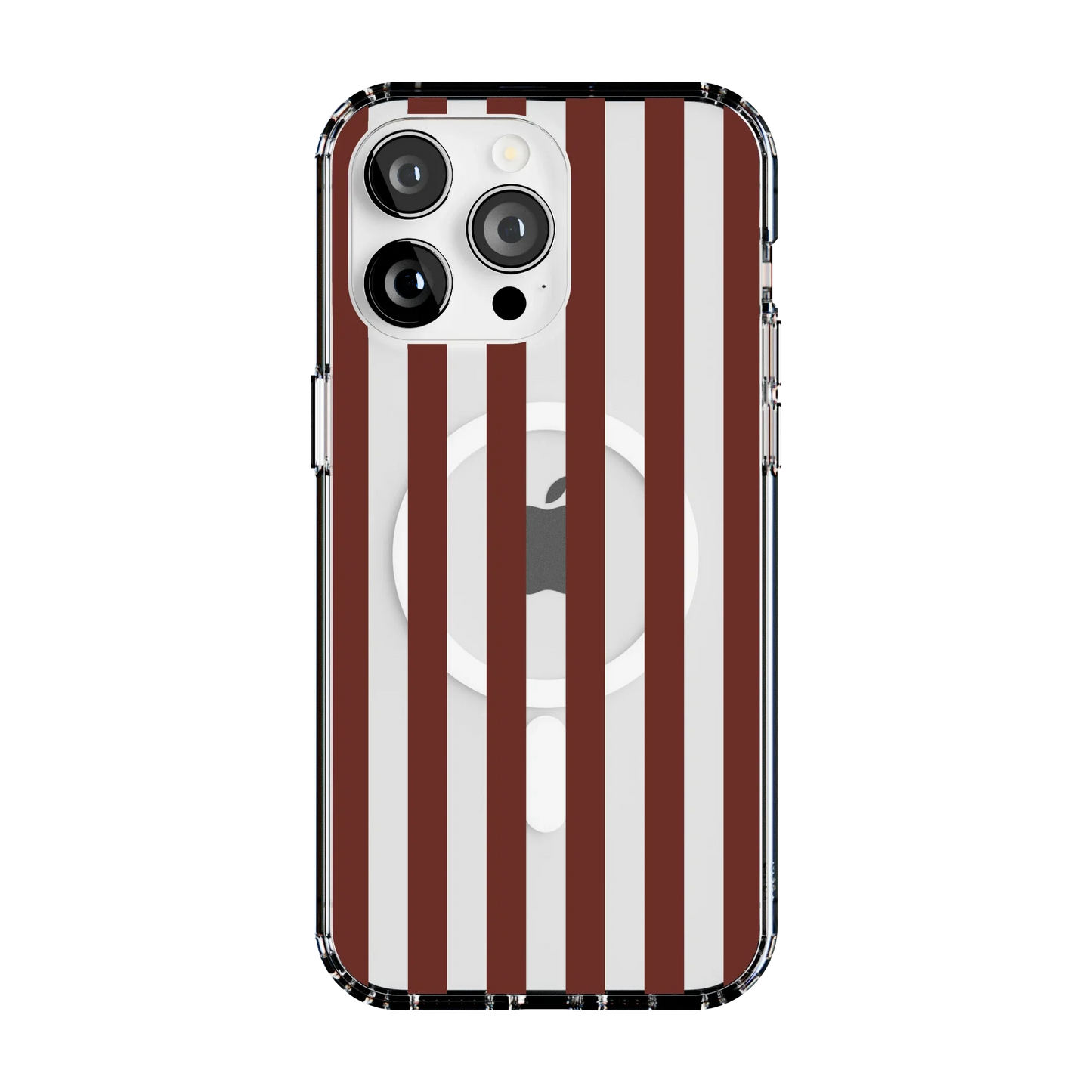 Sunday in Brooklyn | Burgundy Stripes Case - iPhone 13 Pro
