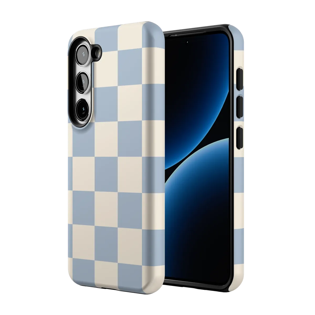 Fit Check | Light Blue Checkerboard Case