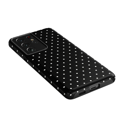 On the Dot | White Polka Dot Case