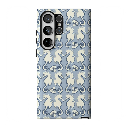 Seahorse Drift | Coastal Blues Case - Galaxy S23 Ultra