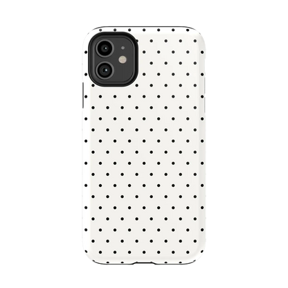 On the Dot | Black Polka Dot Case