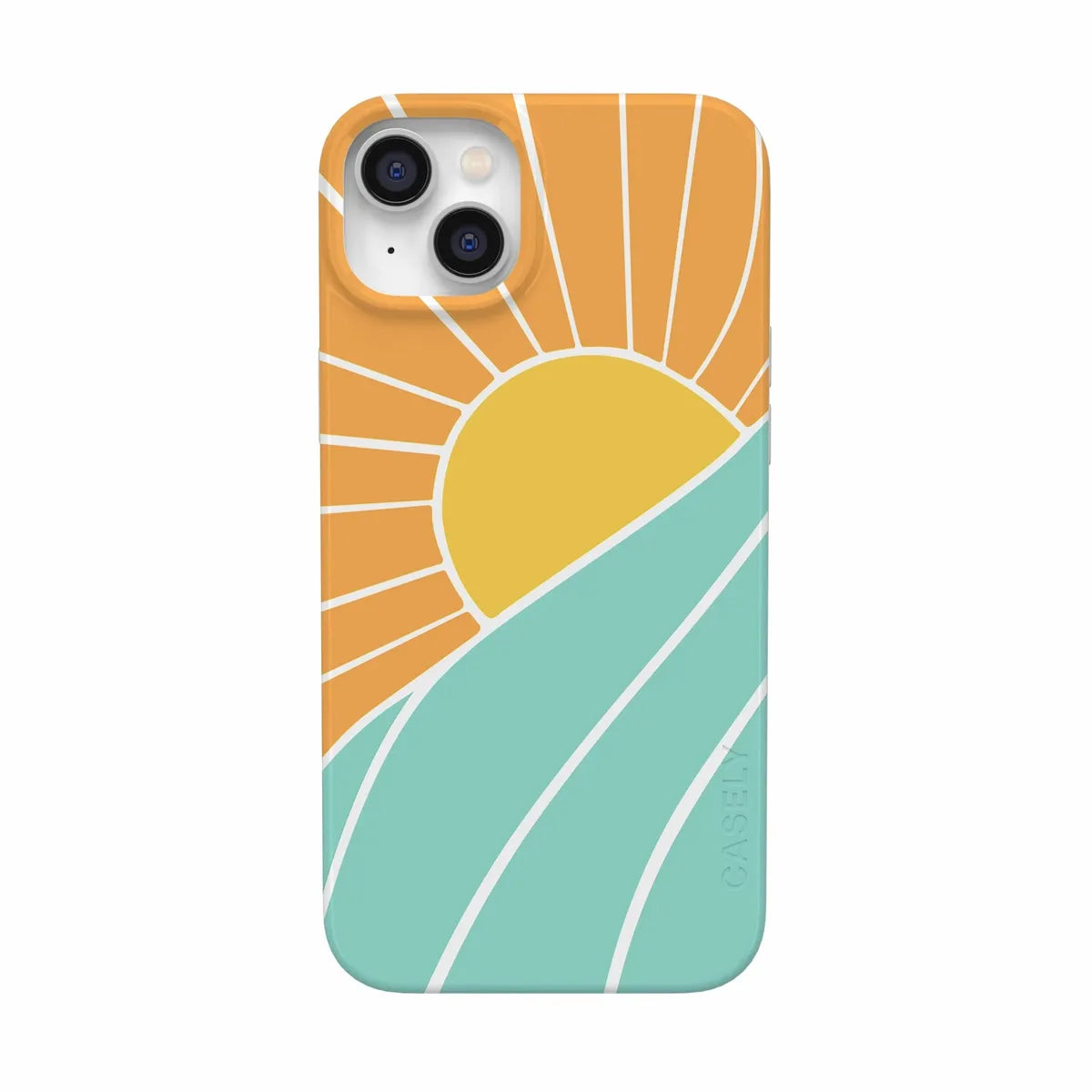 Waves & Rays | Sunshine Case iPhone Case get.casely Classic + MagSafe® iPhone 14 Plus