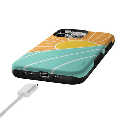 Waves & Rays | Sunshine Case iPhone Case get.casely