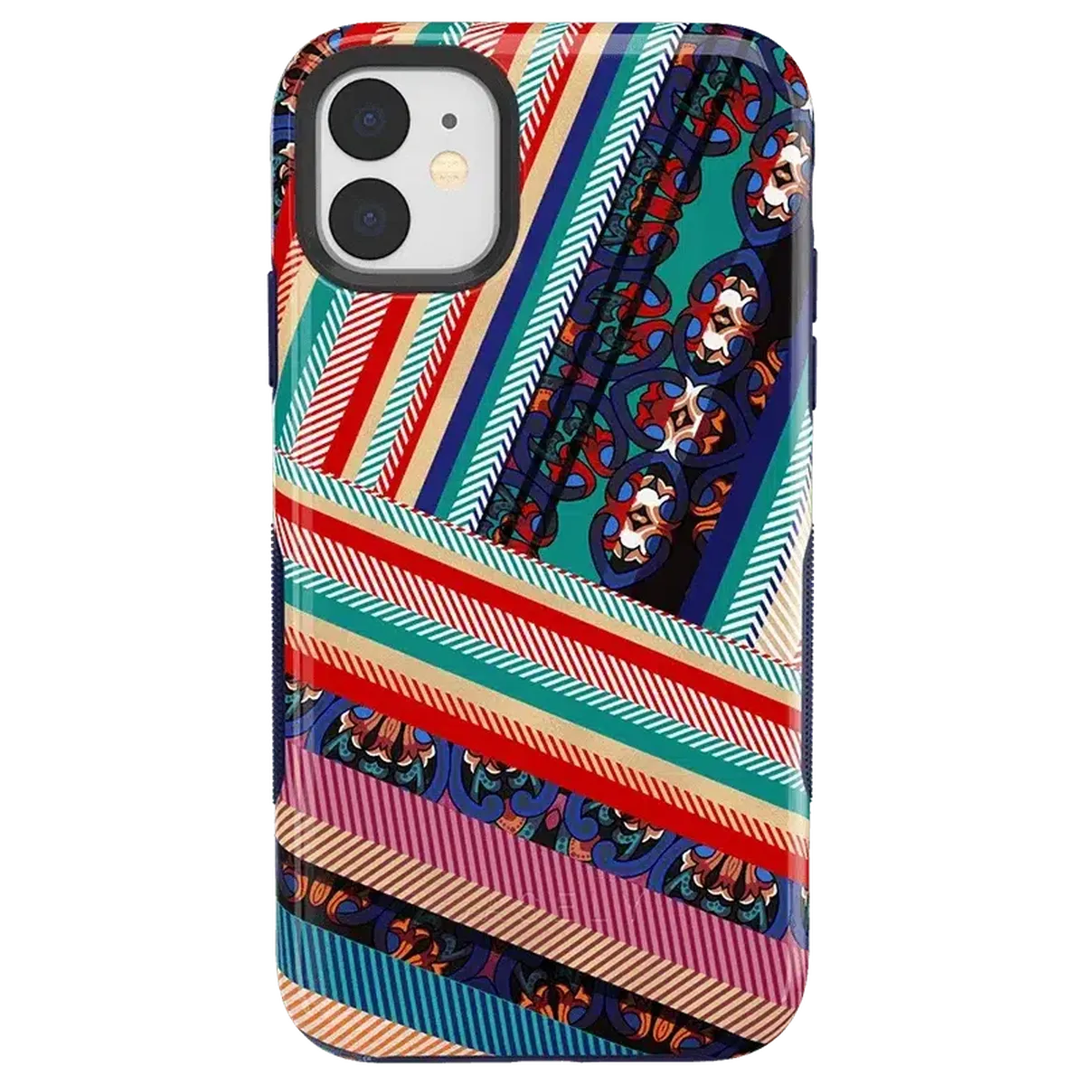 Wearing Layers | Layered Patchwork iPhone Case iPhone Case get.casely Bold iPhone 11