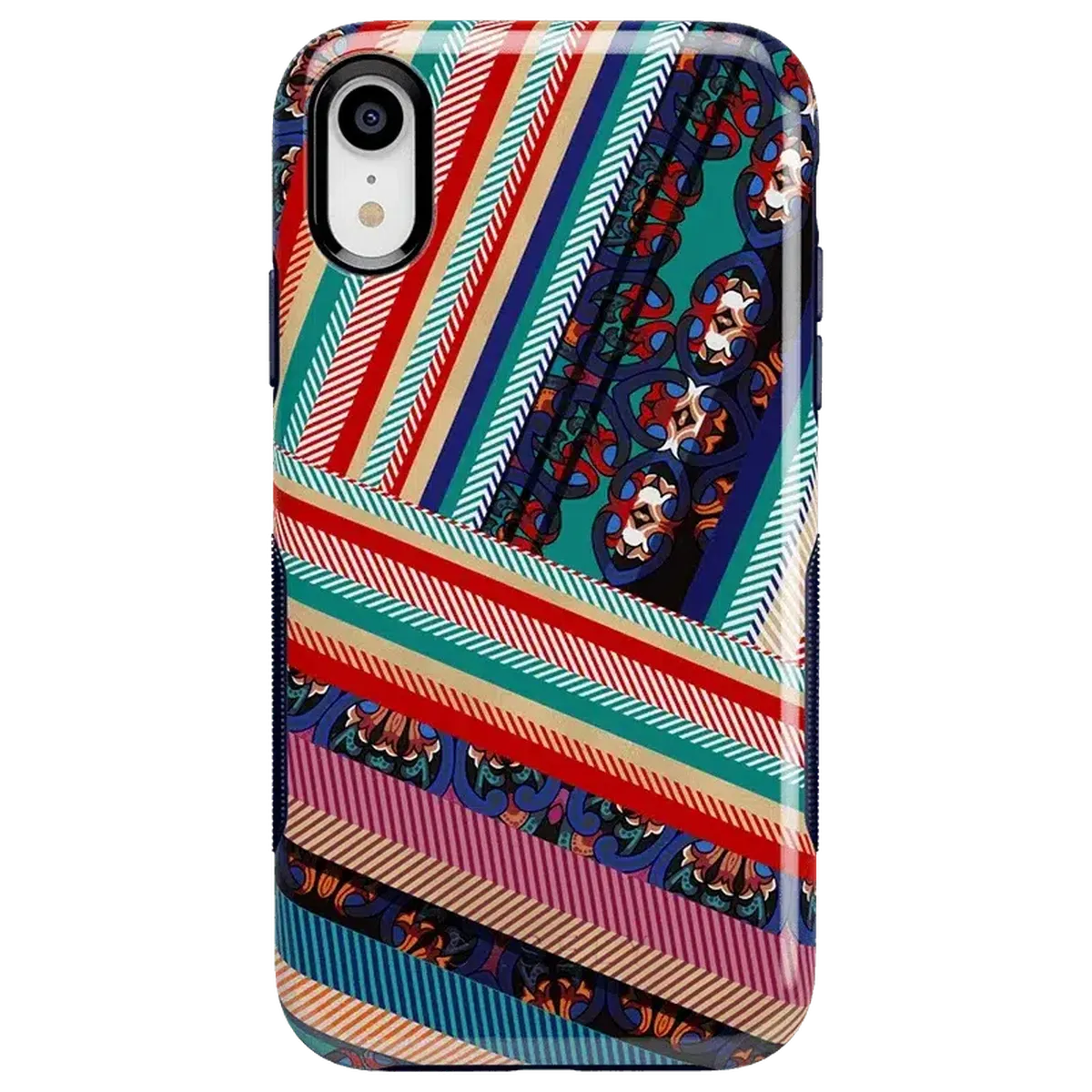 Wearing Layers | Layered Patchwork iPhone Case iPhone Case get.casely Bold iPhone XR