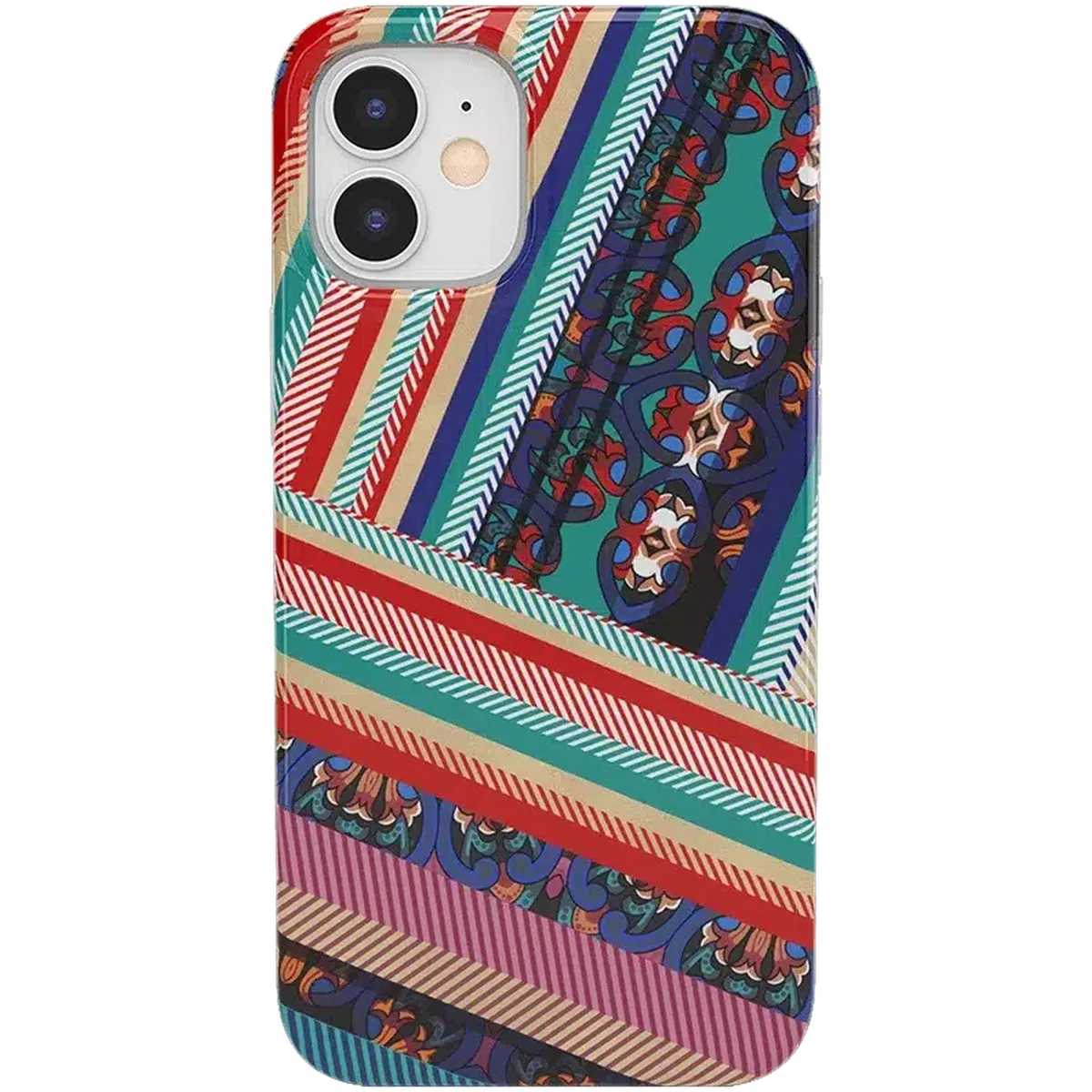 Wearing Layers | Layered Patchwork iPhone Case iPhone Case get.casely Classic iPhone 12 Mini