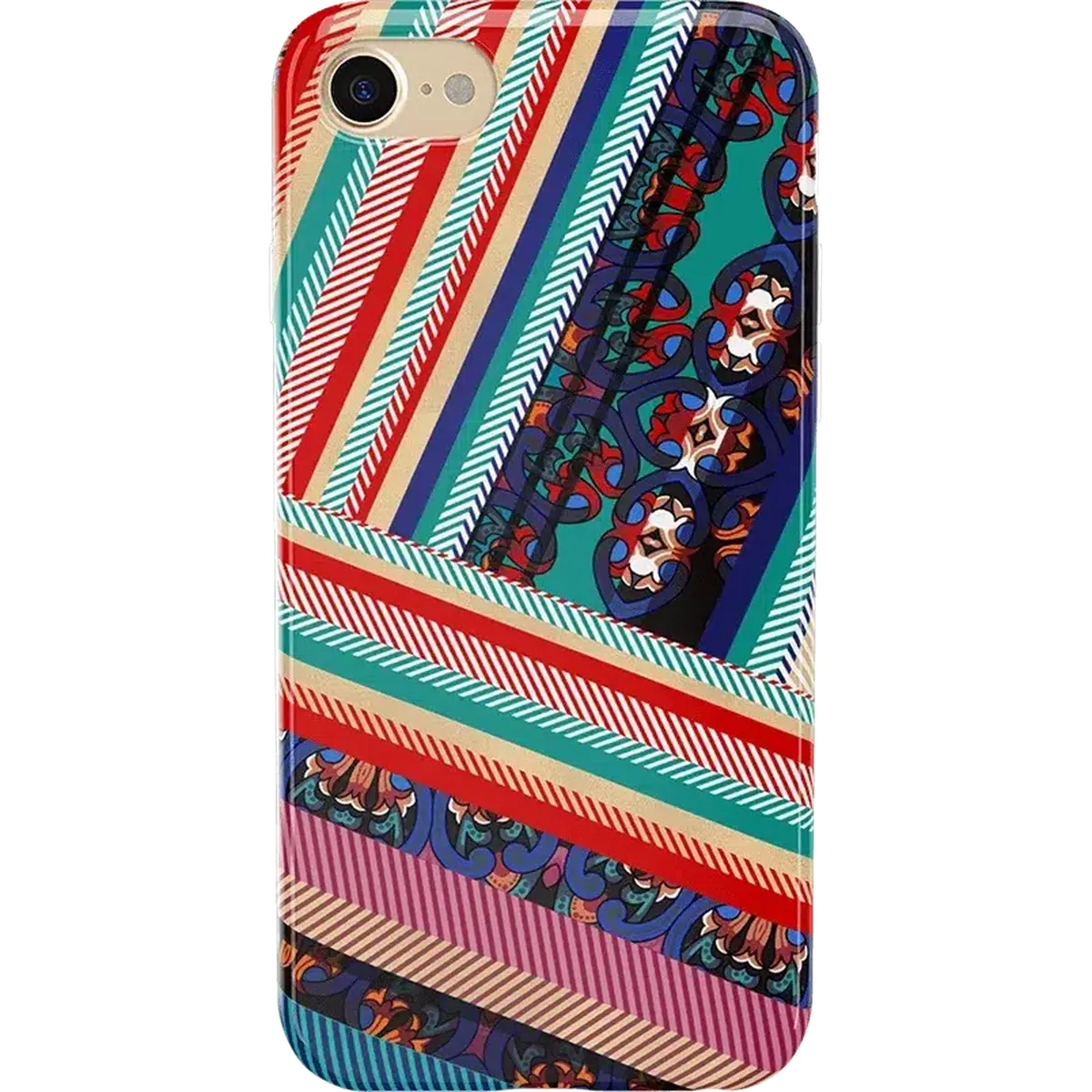 Wearing Layers | Layered Patchwork iPhone Case iPhone Case get.casely Classic iPhone 6/7/8
