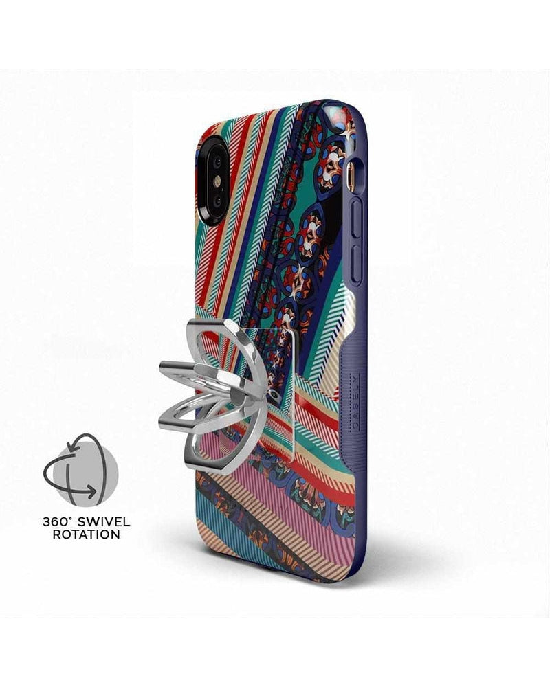 Wearing Layers | Layered Patchwork Phone Ring Phone Ring get.casely