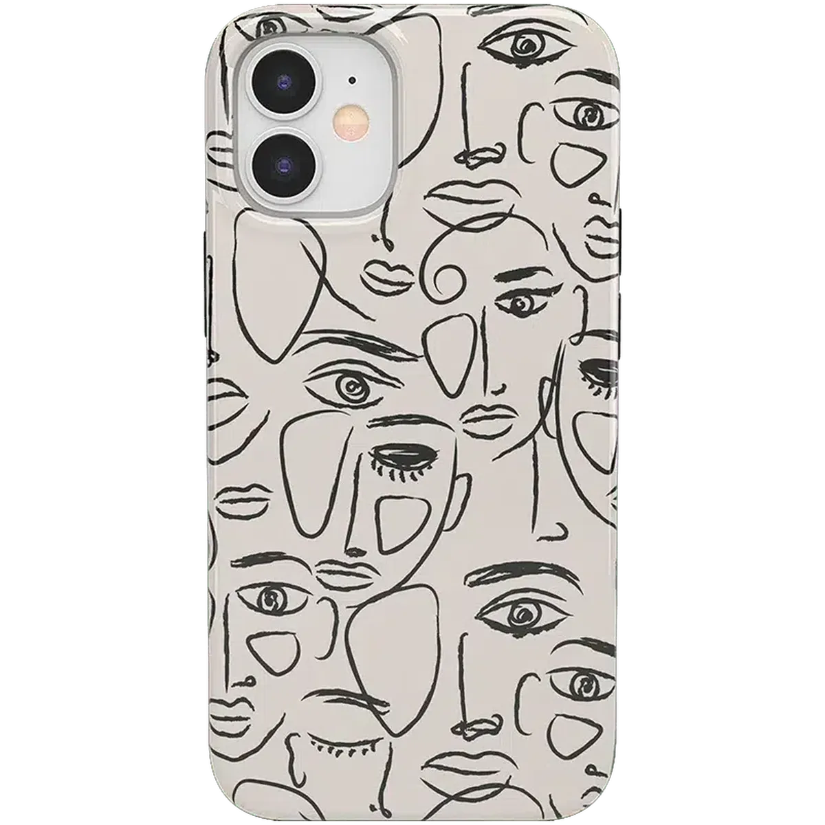 We're All Human | Minimal Face Art Case iPhone Case get.casely Classic iPhone 12