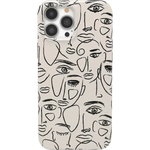 We're All Human | Minimal Face Art Case iPhone Case get.casely Classic + MagSafe® iPhone 13 Pro
